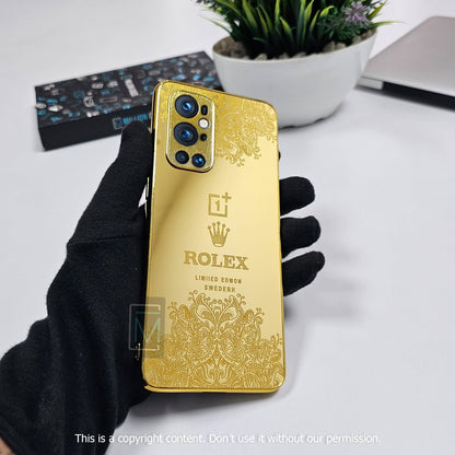 Crafted Gold Luxurious Camera Protective Case - OnePlus