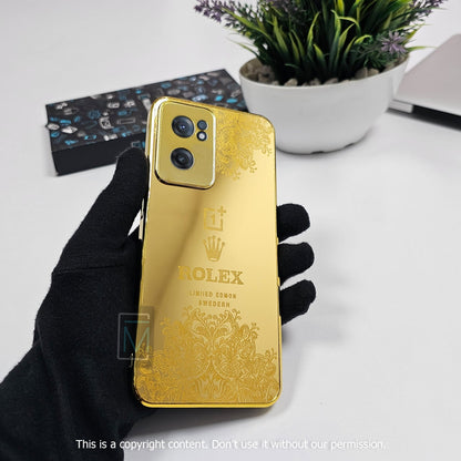 Crafted Gold Luxurious Camera Protective Case - OnePlus